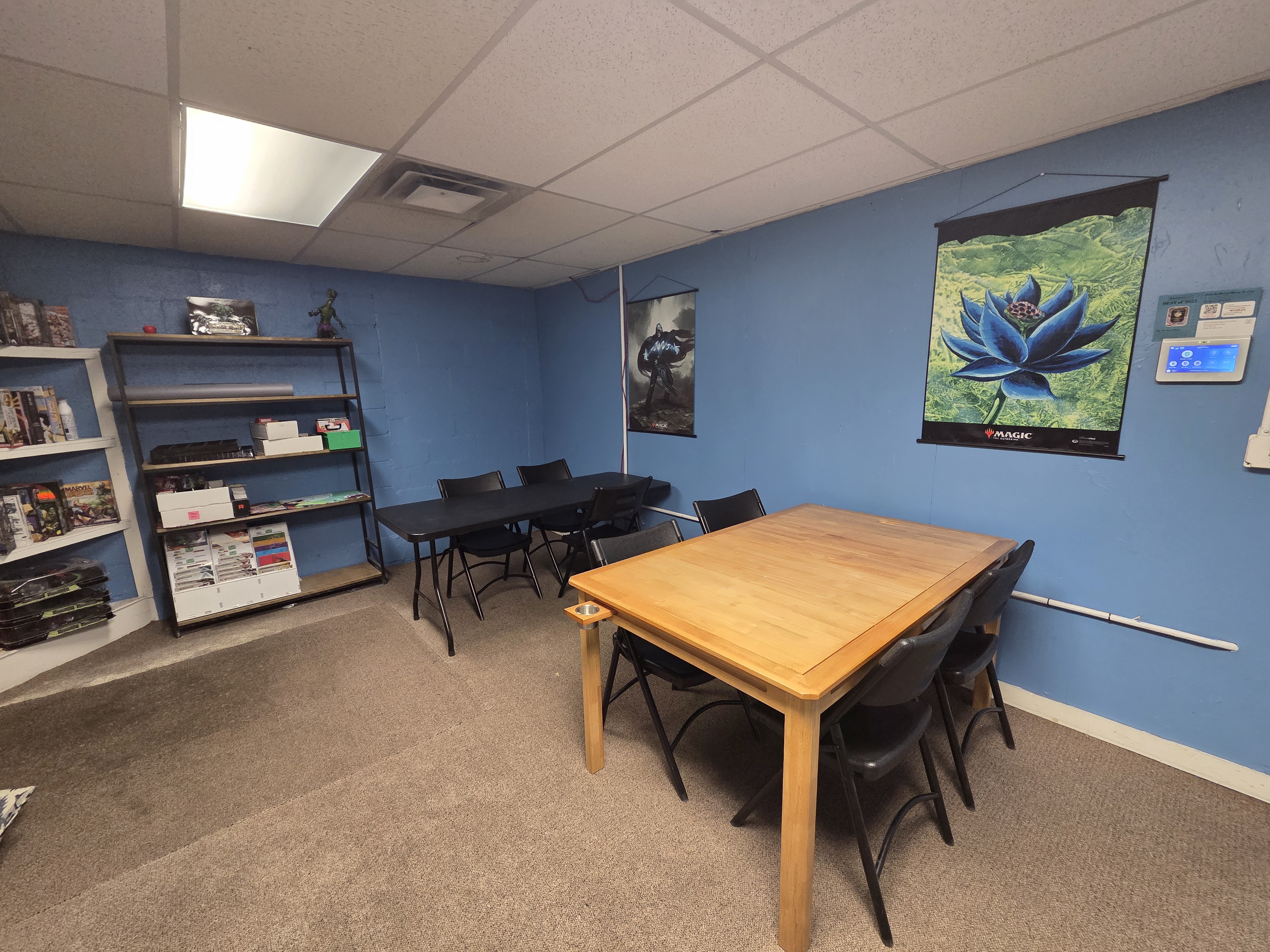 Back room play area for D&D